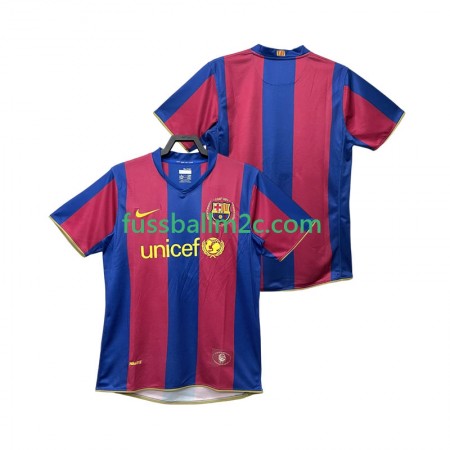 Fußballtrikots FC Barcelona 2007 2008 Retro Heim Trikotsatz